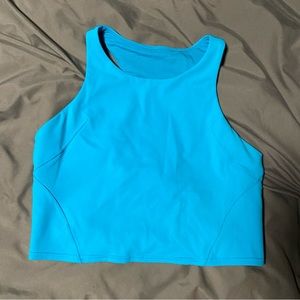 lululemon Wunder Train / Invigorate Tank - Turquoise Tide - sz 12
